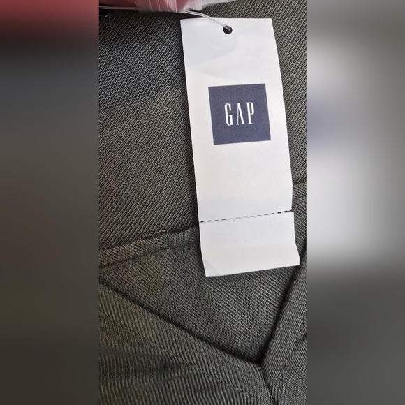 Gap Green long sleeve button up tie waist shirt dress casual Size Large - Picture 10 of 14